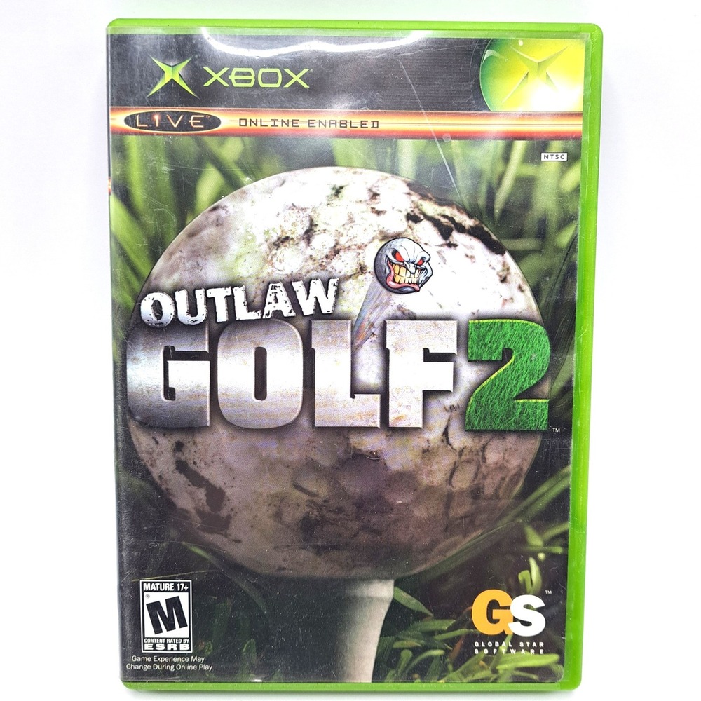 Outlaw Golf 2 Xbox Video Game Complete With Disc Case Manual Tested‎ NTCS